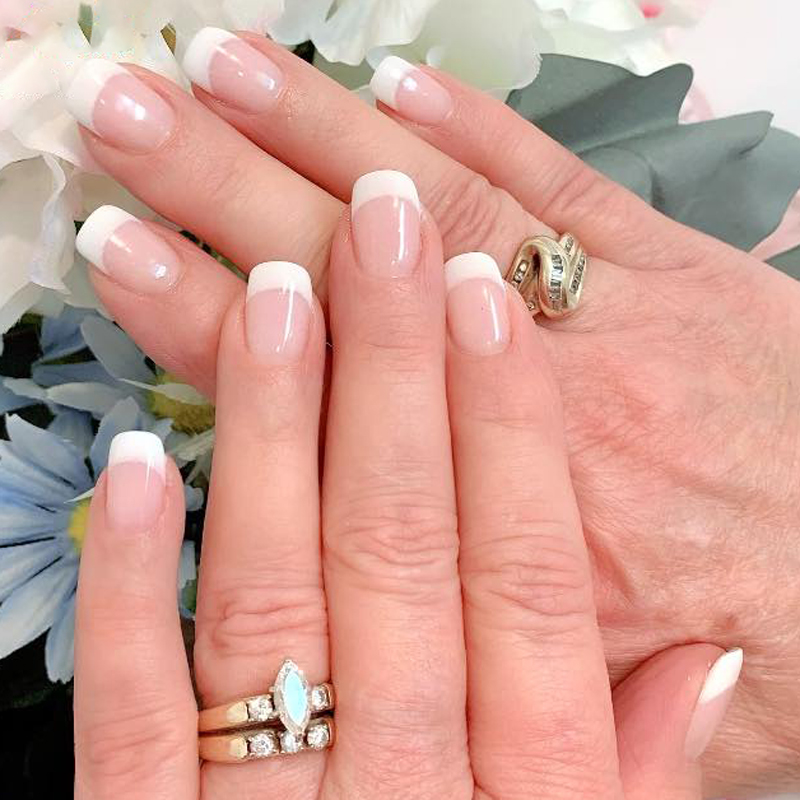 Pink And White Dip On Real Nails Only w Soak-off Pink And White Dip On Real Nails Only w Soak-off