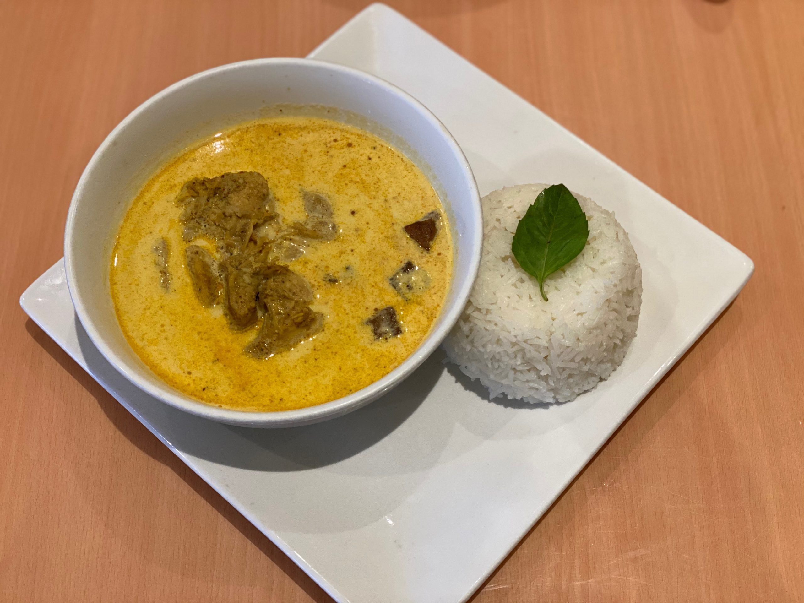 34. Rice with Yellow Chicken Curry